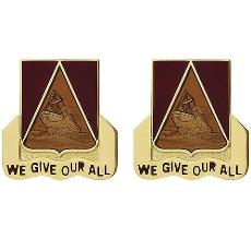 385th Transportation Battalion Unit Crest (We Give Our All)